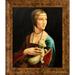 Vault W Artwork Lady w/ an Ermine' by Leonardo da Vinci - Picture Frame Painting Print on Canvas Canvas | 29.75" H x 25.75" W x 2" D | Wayfair