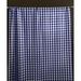 Rosalind Wheeler Lombard Gingham Room Darkening Outdoor Rod Pocket Single Curtain Panel Polyester in Green/Blue/Navy | 48 H in | Wayfair