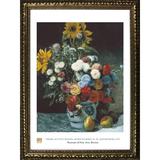 Vault W Artwork Museum Masters 'Mixed Flowers in An Earthenware Pot' by Pierre-Auguste Renoir Framed Painting Print Paper, | Wayfair