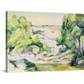 Vault W Artwork Countryside in Provence by Paul Cezanne - Print | 17 H x 24 W x 1.5 D in | Wayfair 5C96F7F316844D63907E686192347788