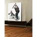 Vault W Artwork 'Gramps At The Plate' by Norman Rockwell Painting Print on Wrapped Canvas in White | 36 H x 30 W x 1.5 D in | Wayfair
