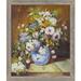 Vault W Artwork Grande Vase Di Fiori' by Pierre-Auguste Renoir - Picture Frame Painting on Canvas in Brown/Green/Pink | 2 D in | Wayfair