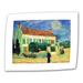 Vault W Artwork The White House at Night by Vincent Van Gogh - Wrapped Canvas Print Canvas in Blue/Green/Yellow | 18 H x 24 W x 0.1 D in | Wayfair