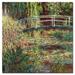 Vault W Artwork Waterlily Pond Pink Harmony;1900 by Claude Monet Print on Wrapped Canvas Canvas, Wood in Green/Red | 24 H x 24 W x 2 D in | Wayfair