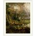 Vault W Artwork Salisbury Cathedral from the Meadows, 1831 (Detail of 1560) by John Constable - Print Metal | 32 H x 27 W x 1 D in | Wayfair