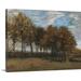 Vault W Artwork 'Autumn Landscape, ca.1885' by Vincent Van Gogh Painting Print in White | 27 H x 36 W x 1.5 D in | Wayfair