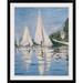 The Twillery Co.® 'Regatta at Argenteuil. Detail of Sailing boats. 1872' by Claude Monet Painting Print in Brown | 38 H x 32 W x 1 D in | Wayfair