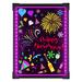 Woodsam LED Message Board, Bulletin Boards, Chalkboards, Erasable Writing Drawing Neon Sign w/ 8 Colorful Glass/ in Black | Wayfair WGLED1612
