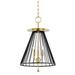 Hudson Valley Lighting Hudson Valley Cagney 14 Inch Large Pendant - 1014-AGB/BK