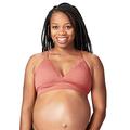 Cake Maternity Damen Tutti Frutti Women's Seamless Wire Free Bamboo Nursing Bra (for Us B-e Cups) Plunge-BH, Rost, Small