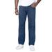 Men's Big & Tall Liberty Blues™ Relaxed-Fit Side Elastic 5-Pocket Jeans by Liberty Blues in Stonewash (Size 46 38)