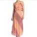 Anthropologie Dresses | Anthropologie Raga Rustic Romantic Maxi Dress | Color: Pink/Tan | Size: S