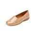 Women's The Leisa Slip On Flat by Comfortview in Camel (Size 8 1/2 M)