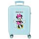 Disney Minnie Enjoy the Day Kabinenkoffer Grün 40x55x20 cms Hartschalen ABS Kombinationsschloss 34L 2,8Kgs 4 Doppelräder Handgepäck