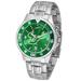 Green South Florida Bulls Competitor Steel AnoChrome Color Bezel Watch