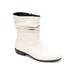 Wide Width Women's Madison Bootie by Comfortview in Winter White (Size 8 W)