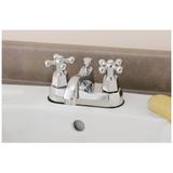 Cheviot 4 Inch Centerset Bathroom Sink Faucet with Pop-Up Drain - Chrome 5236-CH