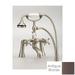 Cheviot Deck Mount Clawfoot Tub Hand Shower Faucet with Cross Handles 5106-AB