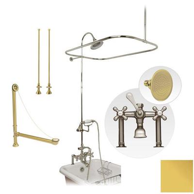 Randolph Morris Clawfoot Tub Rim Mount Shower Enclosure Set SHOWERSET-RM730PB