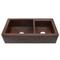 Sierra Copper Hampton Double 60-40 36 Inch Farmhouse Sink - Antique SC-HD64-36-A