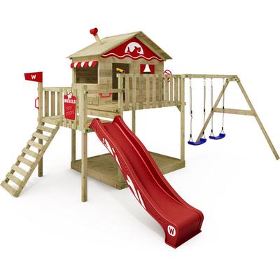 Wickey - Spielturm Klettergerüst Smart Coast mit Schaukel & Rutsche, Stelzenhaus mit Sandkasten, Image