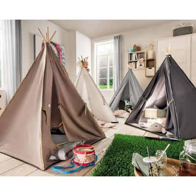 INFANSKIDS Tipi-Zelt grau-sand Image