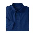Men's Big & Tall KS Signature Wrinkle-Free Long-Sleeve Button-Down Collar Dress Shirt by KS Signature in Midnight Navy (Size 18 1/2 39/0)