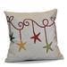 The Holiday Aisle® Springville Square Pillow Cover & Insert Polyester/Polyfill blend in Red | 16 H x 16 W x 6 D in | Wayfair