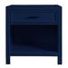 David Francis Furniture Clara Collection 1 - Drawer Nightstand Wood in Blue | 30 H x 28 W x 20 D in | Wayfair B0605-NS-S137-H301