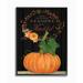 The Holiday Aisle® 'Reasons to Be Thankful Pumpkin Fall Autumn Seasonal' by Stephanie Workman Marrott - Graphic Art Print in Brown | Wayfair
