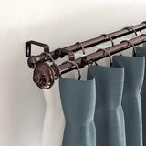 Kelly Clarkson Home Remi Curtain Double Rod & Hardware Set Metal in Brown | 2 H x 170 W x 6.38 D in | Wayfair 16C5602BEEC545E2B5DB5F4FA6E6BB9B