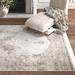 Blue/Gray 105 x 0.13 in Area Rug - Kelly Clarkson Home Choir Faded Fringe Power Loom Viscose Off-White/Light Blue Rug Viscose, | Wayfair