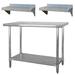 Inbox Zero 48"W Stainless Steel Workbench Stainless Steel in Gray | 35 H x 48 W x 24 D in | Wayfair 6AC43DEFE8D940958F5B3F90628B94E6