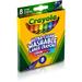 Crayola LLC Large Washable Crayons (8/Box) | 4.7 H x 3.8 W x 0.8 D in | Wayfair CYO523280