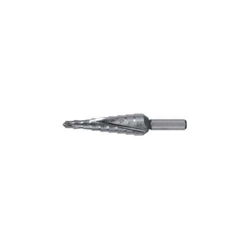 Stufenbohrer Bohrber.4-12mm HSS Spiralnut Stufen 9