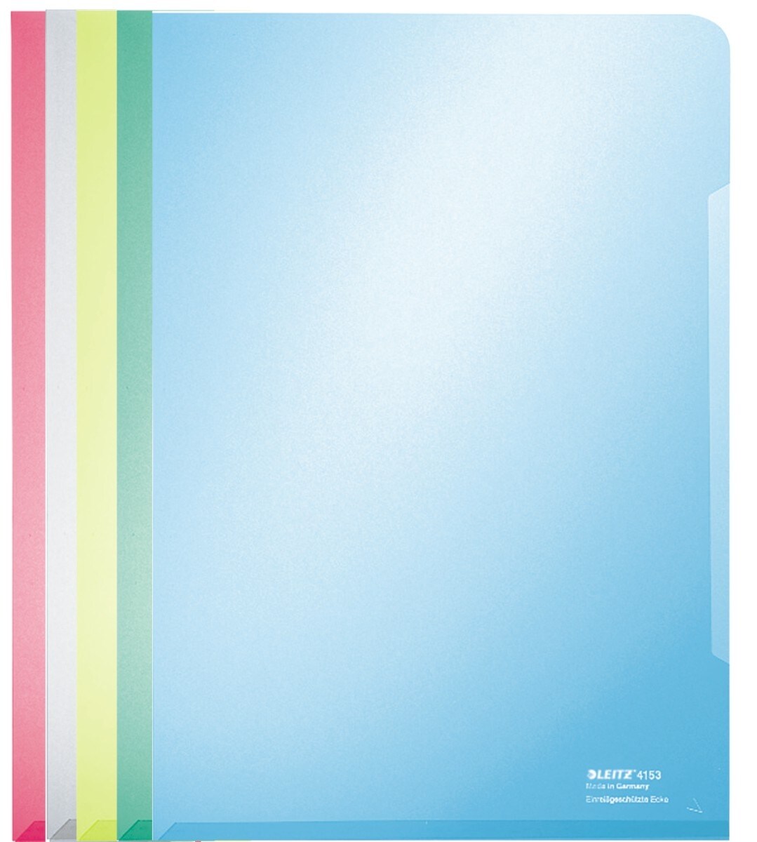 LEITZ Sichthülle A4 PVC 150my farbig sortiert Image