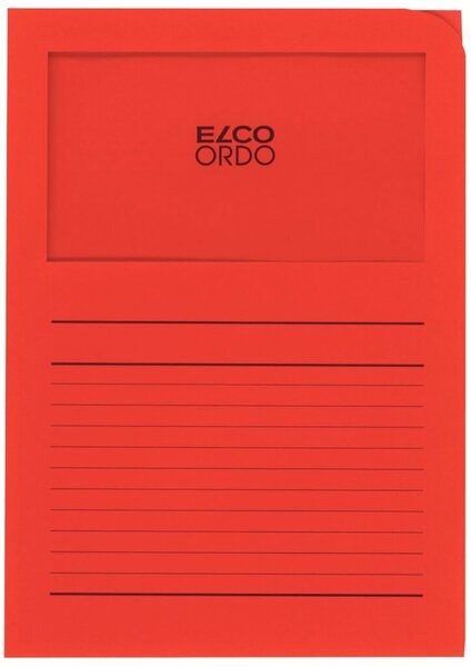 ELCO Organisationsmappe Ordo classico, int.rot, m. Sichtfenster 180 x 100 mm Image