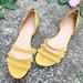 American Eagle Outfitters Shoes | American Eagle | Mustard Small Chunk Heel Sandals | Color: Gold/Yellow | Size: 10.5