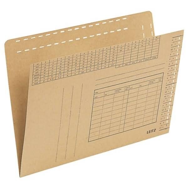 LEITZ Einstellmappe vertikal A4 naturbraun Image