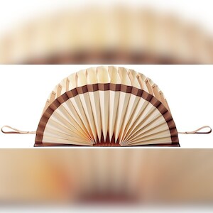 LEITZ Vorordner braun, Tabe: A-Z (20-tlg.), seitlich geschlossene Fächer, Einband: Graupappe mit PP Image