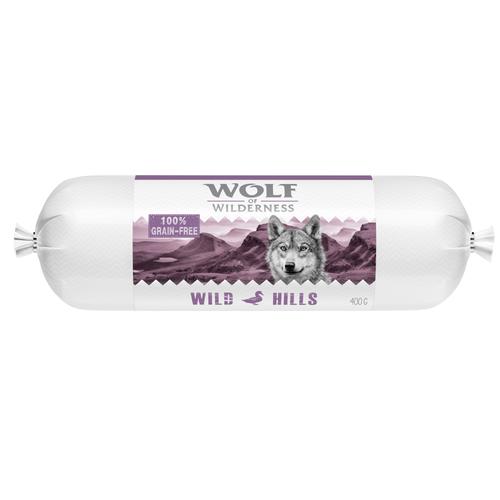 Wolf of Wilderness Adult Wurst 6 x 400 g – Wild Hills – Ente