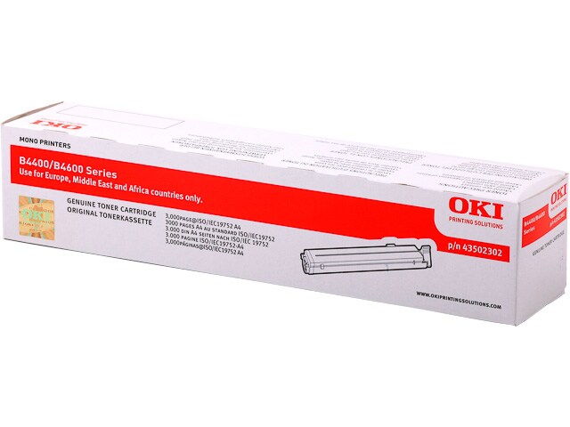 Laser/Kopierer OKI 43502302 OKI B4400 TONER BLACK Image