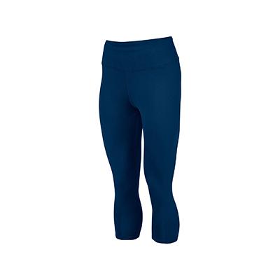 Augusta Sportswear AG2628 Women's Hyperform Compression Capri in Navy Blue size XS | Polyester/Spandex Blend 2628