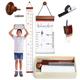 Growth Chart for Kids by Baby Proof - Measuring Height Chart and Kids Decor! Meaningful Memories Through Kid Size Chart Measurement. Arrows Growth Chart Ruler for Wall with Wooden Keepsake Box…