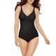 Bali Fajas DF1009 Damen Shapewear Firm Control Body Shaper mit integriertem Minimizer-BH, Schwarz, 80E