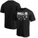 Men's Fanatics Branded Black San Antonio Spurs Ball Is Back T-Shirt