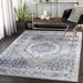 Glenferrie 6'6" x 9'2" Traditional Light Gray/Cream/Denim/Gray Area Rug - Hauteloom