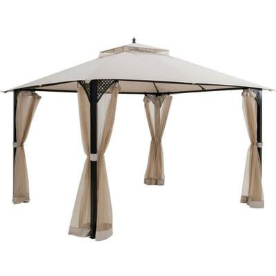 Costway 12’ x 10’Outdoor Double Top Patio Gaze...