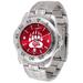 Maroon Montana Grizzlies Sport Steel AnoChrome Watch