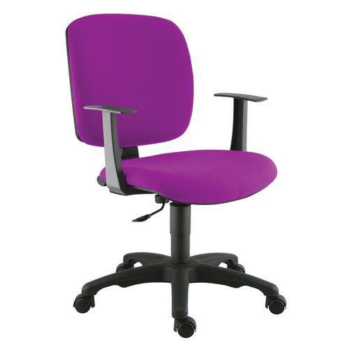 Fauteuil De Bureau Kaola - Dossier Bas Magenta - Sokoa
